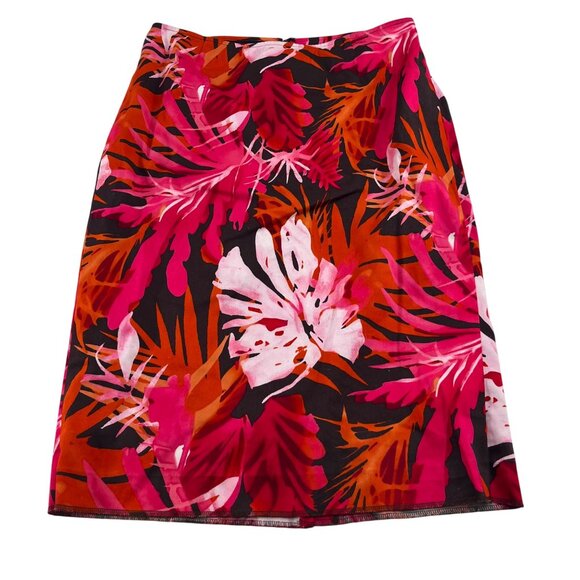 Jones New York Women's Stretch Tropical Floral Pencil Skirt Size 6 - Picture 1 of 4